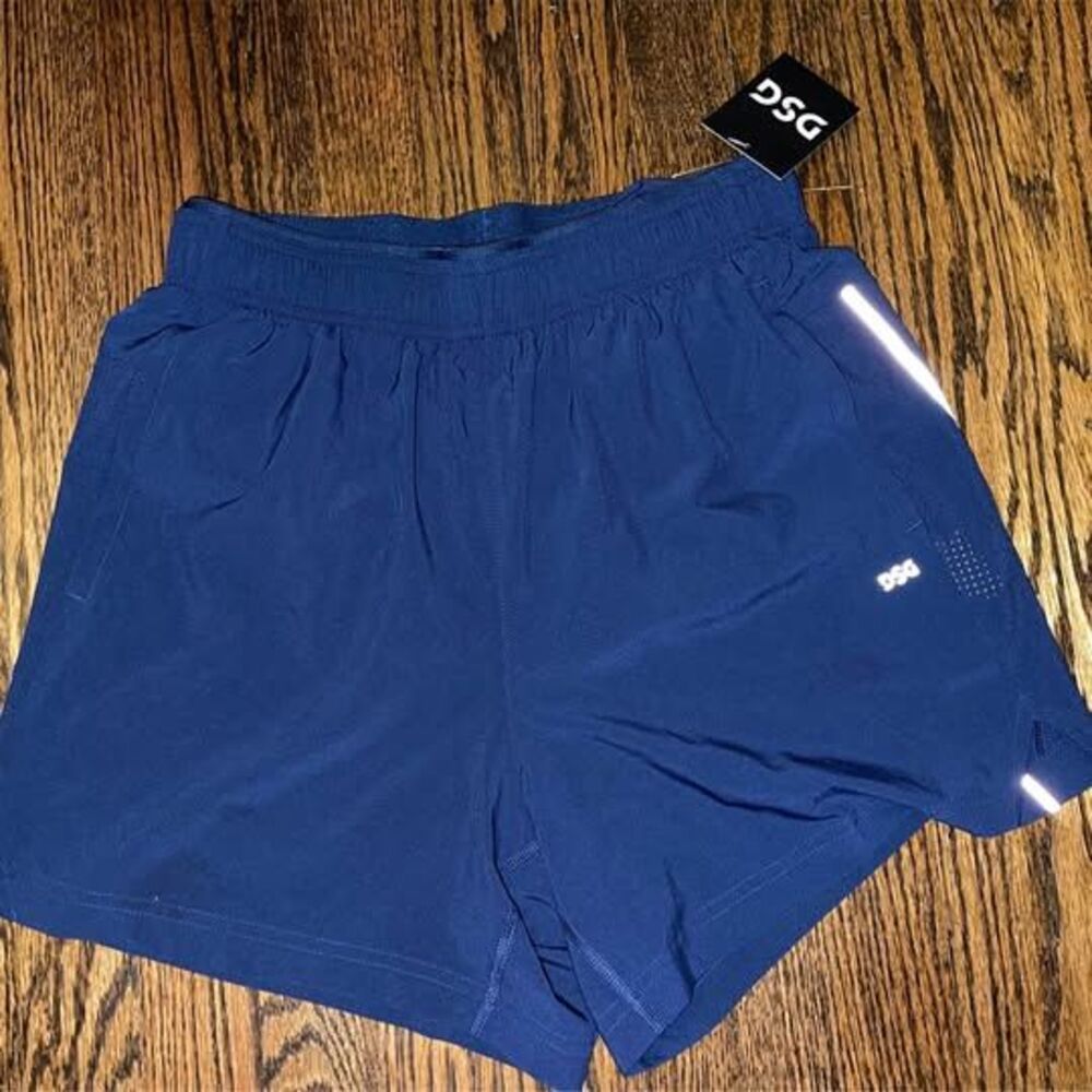 DSG Men’s Small Running Shorts Navy Blue